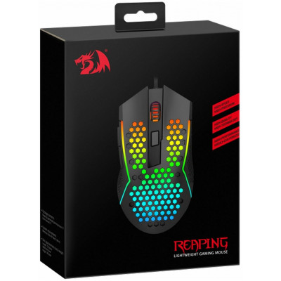 Мышь игровая Redragon Reaping Оптика, RGB, 12400 DPI