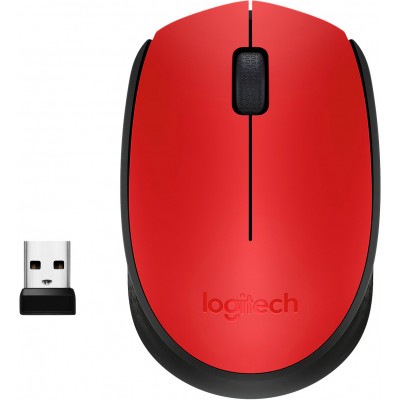 Мышка беспроводная Logitech M171 Red (910-004641)