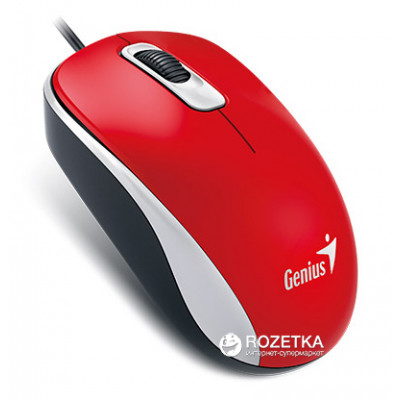 Мышь оптическая  Genius DX-110, USB, Red, G5 31010116104