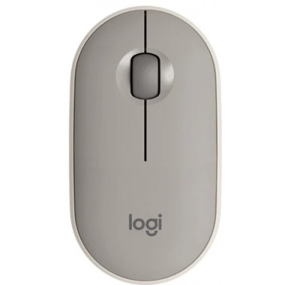 Мышка беспроводная Logitech Pebble M350 - SAND - 2.4GHZ/BT/EMEA /CLOSED BOX(910-006751)