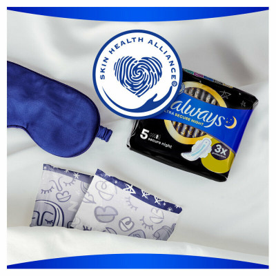 ALWAYS Ultra Ультратонкие Женские гигиенические прокладки Secure Night Duo 22шт ALWAYS Ultra Ультратонкие Женские гигиенические прокладки Secure Night Duo 22шт