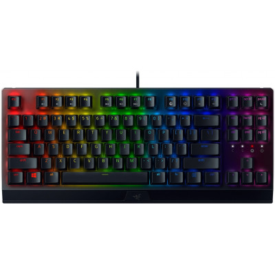 Клавиатура игровая Razer BlackWidow V3 TKL Мех/Green Switch/Черный/RGB (RZ03-03490700-R3R1)