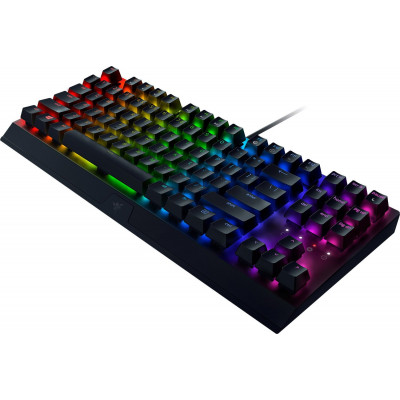 Клавиатура игровая Razer BlackWidow V3 TKL Мех/Green Switch/Черный/RGB (RZ03-03490700-R3R1)