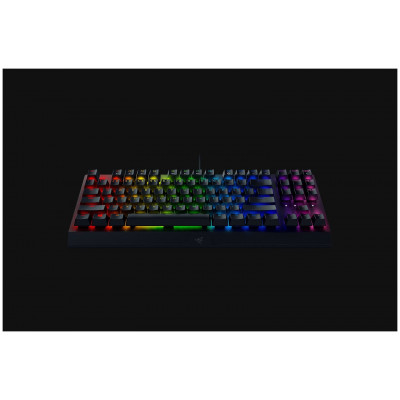 Клавиатура игровая Razer BlackWidow V3 TKL Мех/Green Switch/Черный/RGB (RZ03-03490700-R3R1)