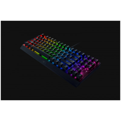 Клавиатура игровая Razer BlackWidow V3 TKL Мех/Green Switch/Черный/RGB (RZ03-03490700-R3R1)