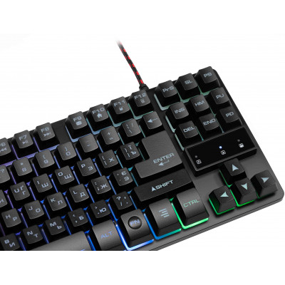 Клавиатура игровая 2E GAMING KG290 87 keys LED USB Black (2E-KG290UB)