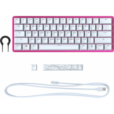 Клавиатура игровая HyperX Alloy Origins 60 PINK (572Y6AA#ACB)(HP)