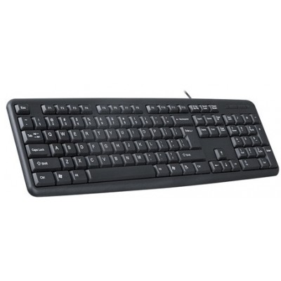 Клавиатура Wintek WS-KB-502, USB, рус/англ/каз, 1.5 м, чёрная