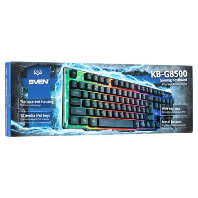 SVEN Игровая клавиатура с подсветкой KB-G8500