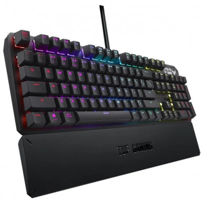 Игровая клавиатура ASUS RA05 TUF GAMING K3//RD/RGB/Aura Sync/переключатели трех типов: Blue, Brown и Red,90MP01Q0-BKRA00