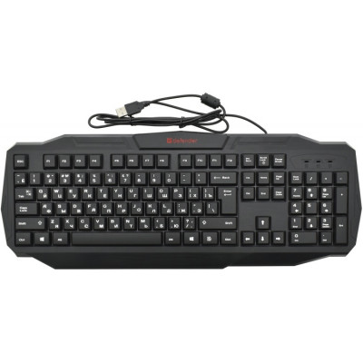 Клавиатура проводная Defender Ultra HB-330L RU черный