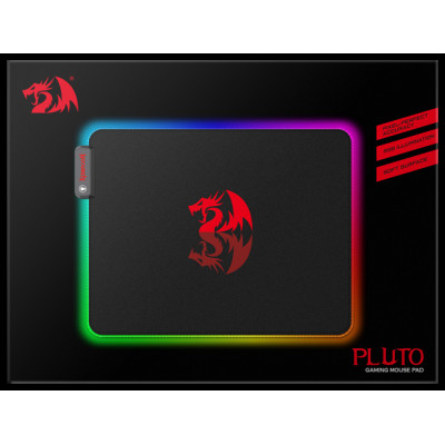 Коврик для мышки игровой Redragon Pluto Подсветка, 330x260x3 мм