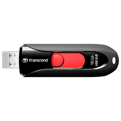 USB Флеш 16GB 2.0 Transcend TS16GJF590K черный