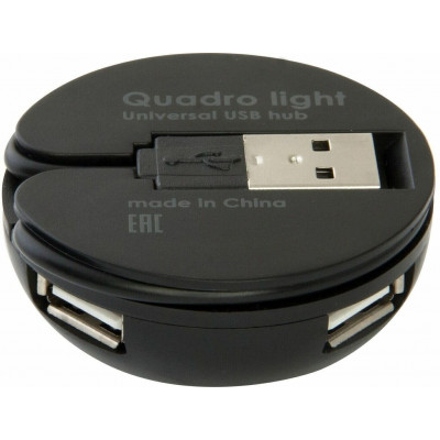 Разветвитель Defender Quadro Light USB 2.0, 4 порта HUB