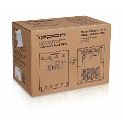 ИБП Ippon Back Comfo Pro II 1050 1189991 Line-interactive 600W/1050VA