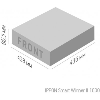 Источник бесперебойного питания IPPON Smart Winner II 1000 черный