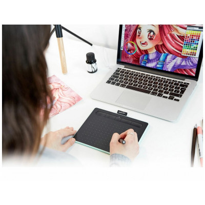 Графический планшет Wacom Intuos S Bluetooth Pistachio фисташковый