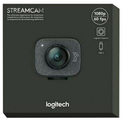 Веб-камера Logitech StreamCam Graphite 1080p/60fps/78° (960-001281)