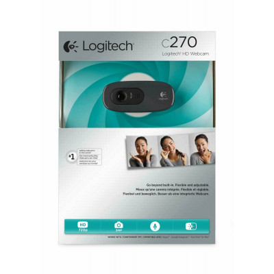 Веб-Камера Logitech HD C270 720P/3MP/PHOTO/USB 2.0/1.1 (960-001063)