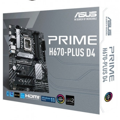 Материнская плата ASUS PRIME H670-PLUS D4