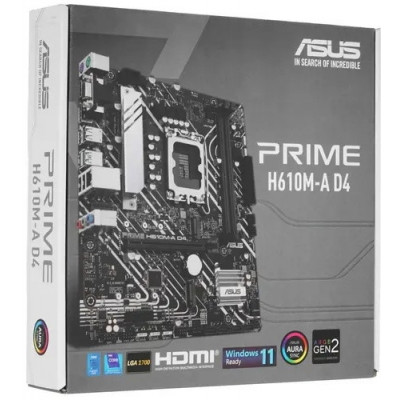 Материнская плата ASUS PRIME H610M-A WIFI D4