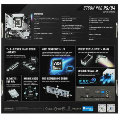 Материнская плата ASRock B760M PRO RS/D4