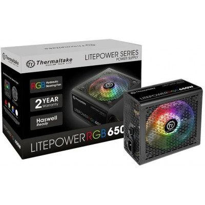 Блок питания Thermaltake Litepower RGB 650W, PS-LTP-0650NHSANE-1