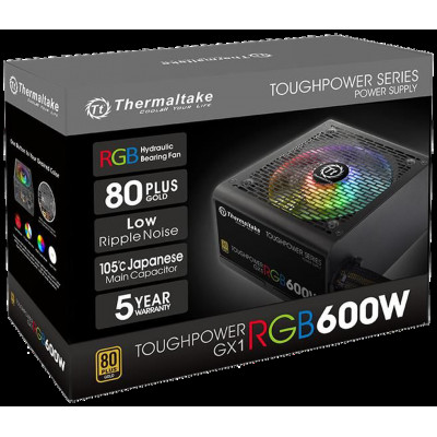 Блок питания Thermaltake Toughpower GX1 RGB 600W, PS-TPD-0600NHFAGE-1