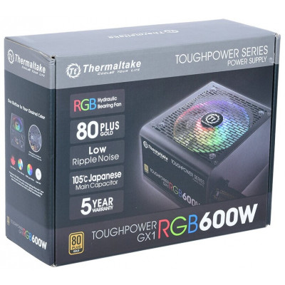 Блок питания Thermaltake Toughpower GX1 RGB 600W, PS-TPD-0600NHFAGE-1