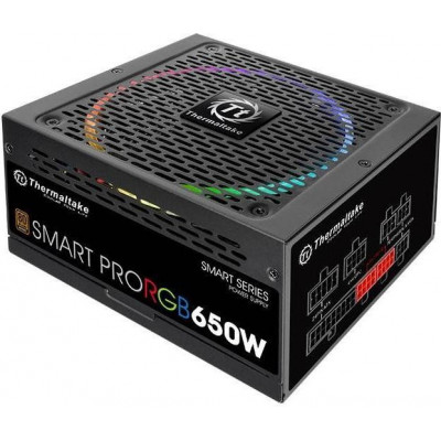 Блок питания Thermaltake Smart Pro RGB 650W, PS-SPR-0650FPCBEU-R