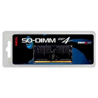 Оперативная память для ноутбука 8Gb DDR4 2666MHz GEIL PRISTINE SERIES  PC4-21330 SO-DIMM 19-19-19-43 GS48GB2666C19SC Retail Pack