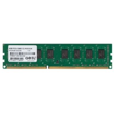 Оперативная память 4GB DDR3 1333MHz GEIL PC3-10600 GN34GB1333C9S ОЕМ