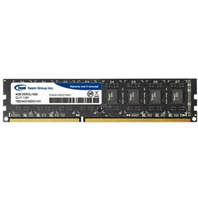 Оперативная память Team Group DDR3 TED34G1600C1101 4Gb