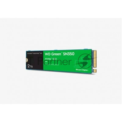 Жесткий диск SSD 2TB WD Green SN350 NVMe, WDS200T3G0C, 3200/3000MB/s (WDS200T3G0C)