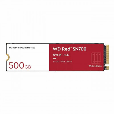 Твердотельный накопитель для NAS 500GB SSD WD RED SN700 M.2 R3430Mb/s, W2600MB/s 2280 S3-M PCI-E Gen3x4 MTBF 1.75 млн. часов WDS500G1R0C