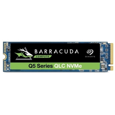 Твердотельный накопитель  500Gb SSD Seagate BarraCuda Q5 M.2 2280 PCIe NVMe R2300Mb/s W900MB/s RTL ZP500CV3A001