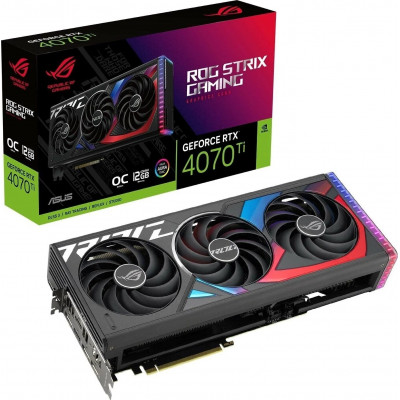 Видеокарта ASUS ROG Strix GeForce RTX 4070 Ti, 12 ГБ (ROG-STRIX-RTX4070TI-12G-GAMING)