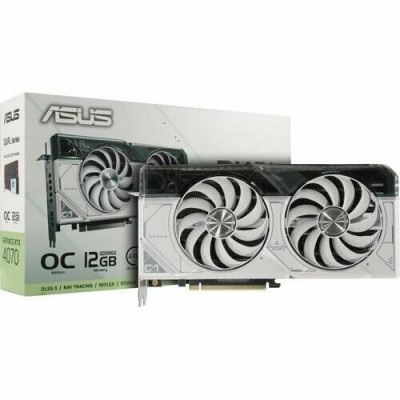 Видеокарта ASUS GeForce RTX 4070 DUAL OC White, 12 ГБ (DUAL-RTX4070-O12G-WHITE)