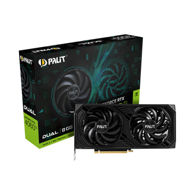 Видеокарта PALIT RTX4060Ti DUAL 8G (NE6406T019P1-1060D)