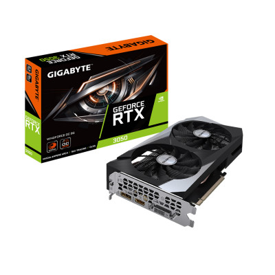 Видеокарта Gigabyte (GV-N3050WF2OC-8GD) RTX3050 WINDFORCE OC 8G