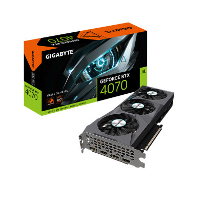 Видеокарта Gigabyte (GV-N4070EAGLE OCV2-12GD) RTX4070 EAGLE OC 12G