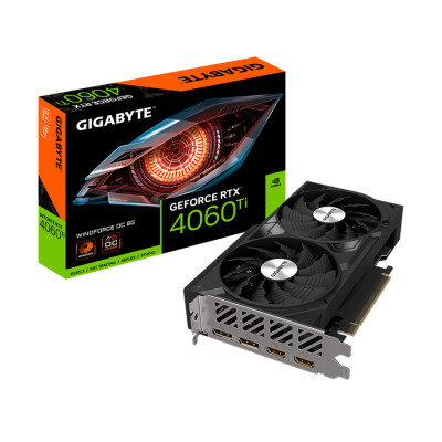 Видеокарта Gigabyte (GV-N406TWF2OC-8GD) RTX4060Ti WINDFORCE OC 8G