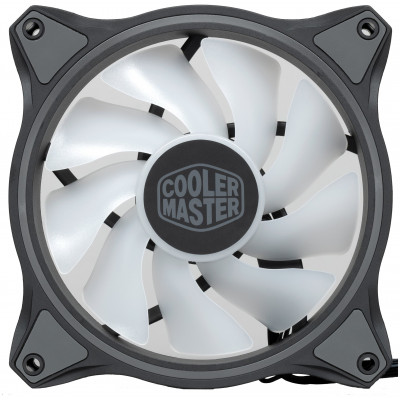 Вентилятор для корпуса Cooler Master MasterFan MF120 Halo, черный/серый/ARGB