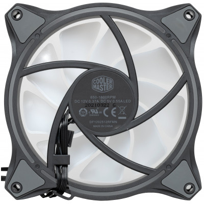 Вентилятор для корпуса Cooler Master MasterFan MF120 Halo, черный/серый/ARGB