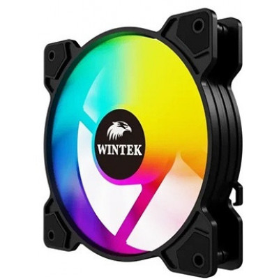 Вентилятор для корпуса Wintek M9-B-12 PRO ARGB, 12 см, 3 pin ARGB + 4 pin PWM