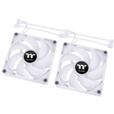 Вентилятор для корпуса Thermaltake CT140 ARGB PC Cooling Fan White 2 Pack/ARGB, CL-F154-PL14SW-A