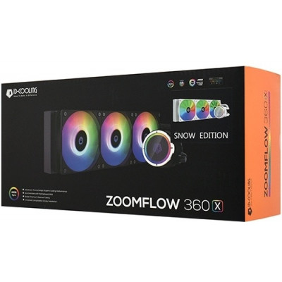 Водяное охлаждение для процессора ID-COOLING ZOOMFLOW 360X SNOW