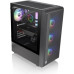 Корпус Thermaltake S200 TG ARGB/Black/Win/SPCC/TG*1/120mm ARGB Lite Fan*3, CA-1X2-00M1WN