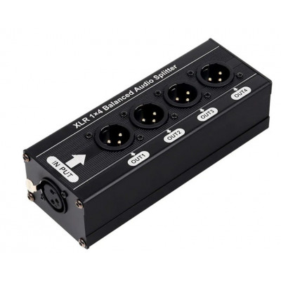 4-канальный XLR-сплиттер, 1*RJ45 - 4*xlr 3p - Male, RJ45-C1008 4-канальный XLR-сплиттер, 1*RJ45 - 4*xlr 3p - Male, RJ45-C1008