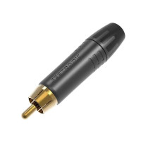 Разъем под пайку, RCA (black) TR045 Разъем под пайку, RCA (black) TR045